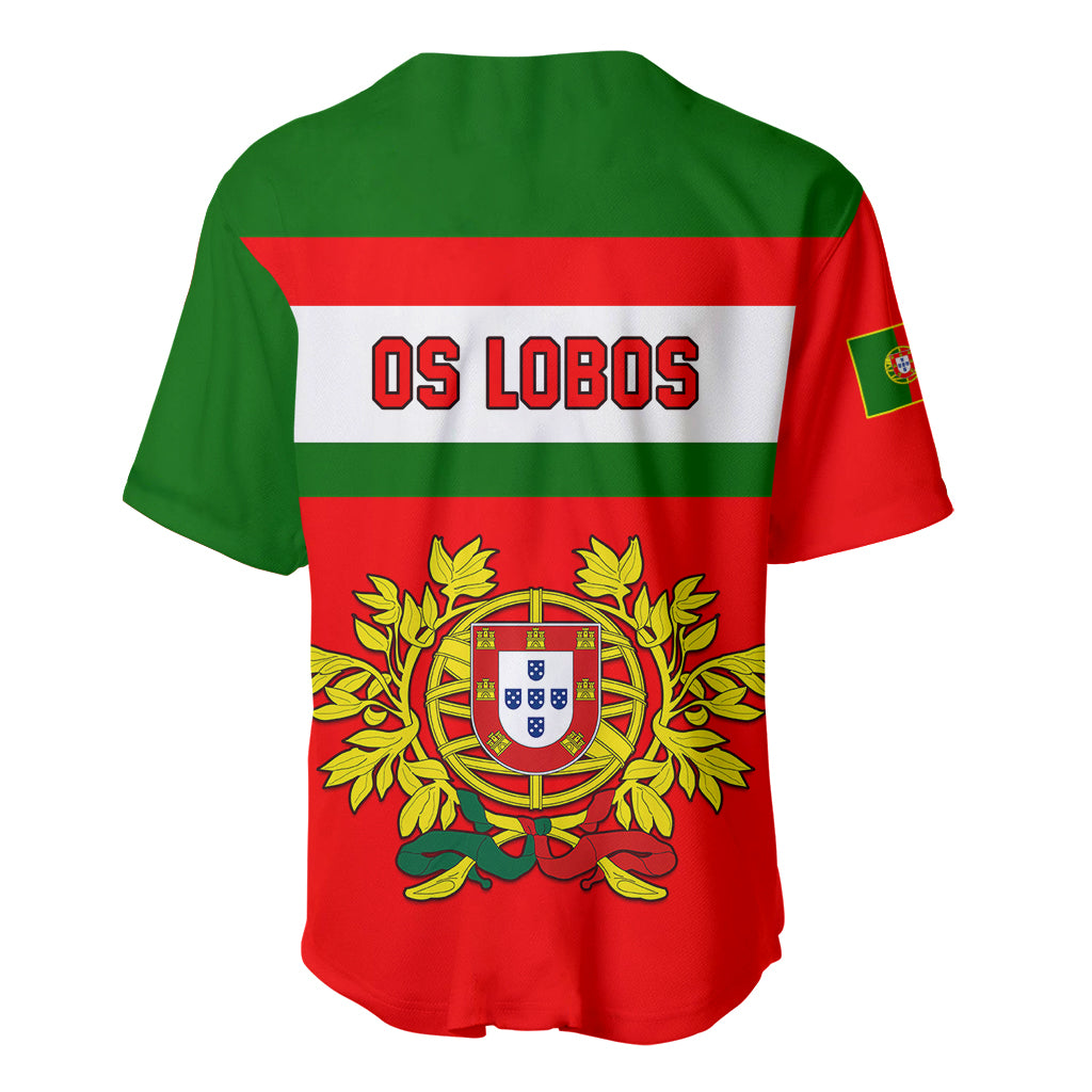 Portugal Rugby Baseball Jersey Os Lobos Go 2023 World Cup - Wonder Print Shop