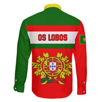 Portugal Rugby Family Matching Off Shoulder Short Dress and Hawaiian Shirt Os Lobos Go 2023 World Cup - Wonder Print Shop