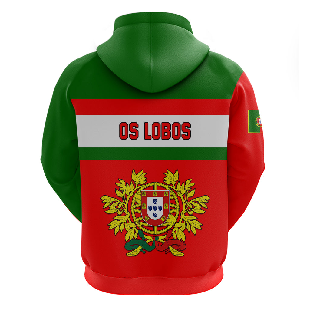 Portugal Rugby Hoodie Os Lobos Go 2023 World Cup - Wonder Print Shop