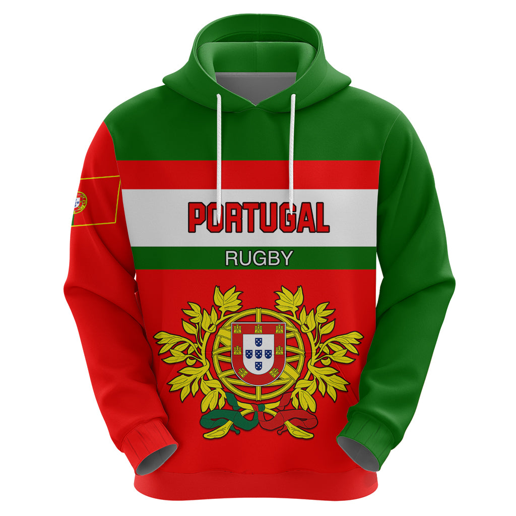 Portugal Rugby Hoodie Os Lobos Go 2023 World Cup - Wonder Print Shop