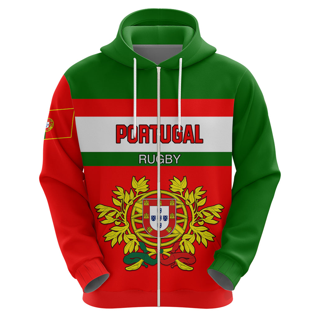 Portugal Rugby Hoodie Os Lobos Go 2023 World Cup - Wonder Print Shop