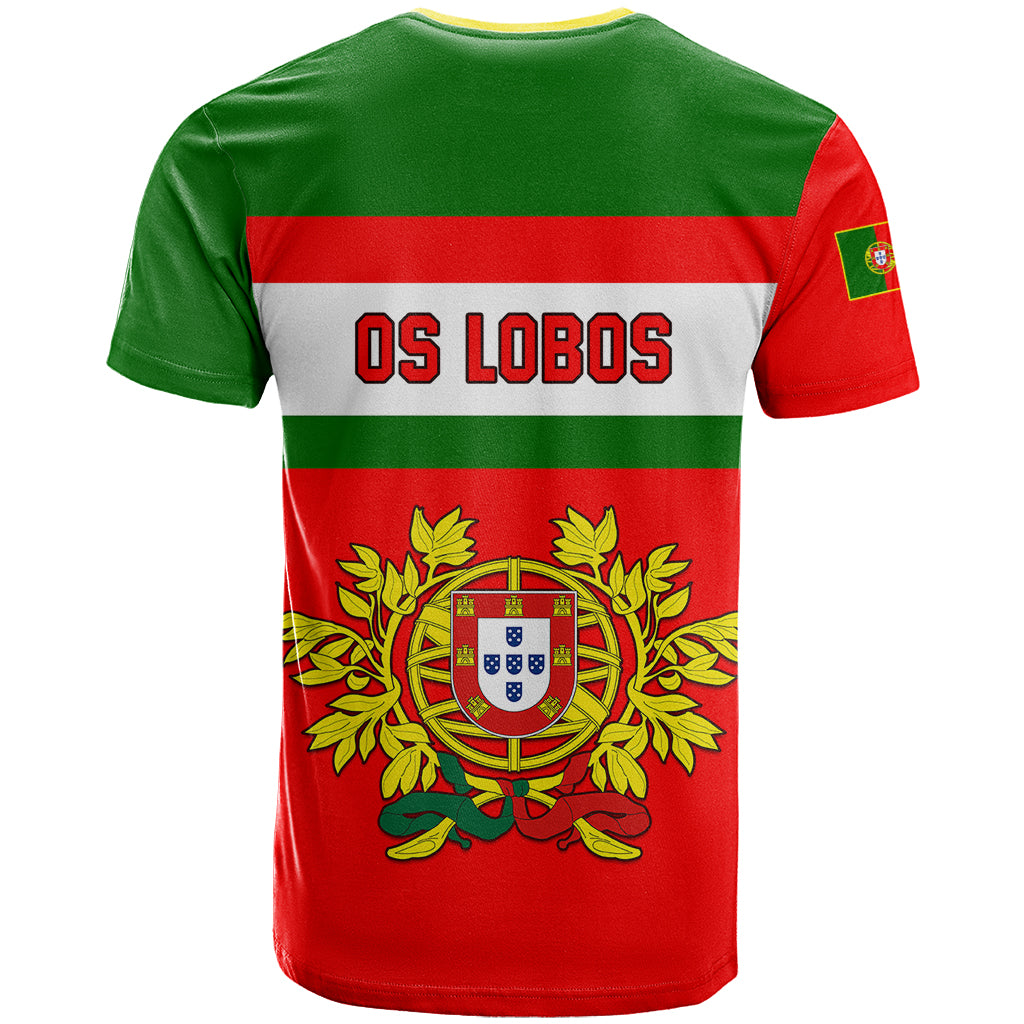 Portugal Rugby T Shirt Os Lobos Go 2023 World Cup - Wonder Print Shop