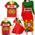 Custom Portugal Rugby Family Matching Long Sleeve Bodycon Dress and Hawaiian Shirt Os Lobos Go 2023 World Cup - Wonder Print Shop