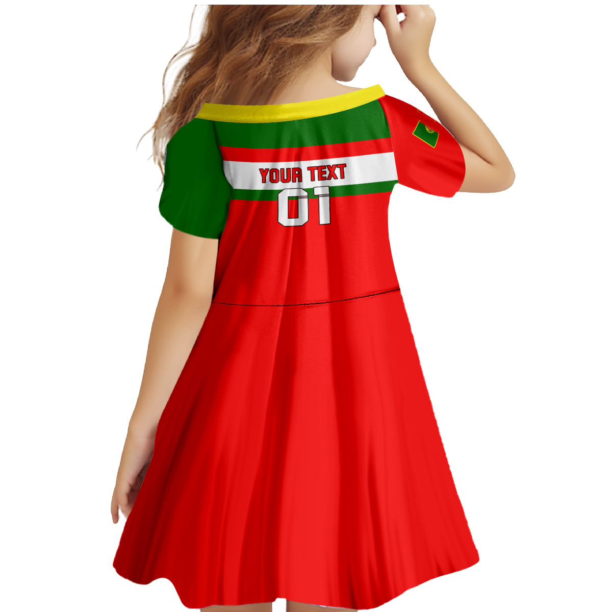 Custom Portugal Rugby Family Matching Mermaid Dress and Hawaiian Shirt Os Lobos Go 2023 World Cup - Wonder Print Shop
