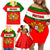 Custom Portugal Rugby Family Matching Off Shoulder Short Dress and Hawaiian Shirt Os Lobos Go 2023 World Cup - Wonder Print Shop