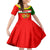 Custom Portugal Rugby Family Matching Short Sleeve Bodycon Dress and Hawaiian Shirt Os Lobos Go 2023 World Cup - Wonder Print Shop
