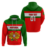 Custom Portugal Rugby Hoodie Os Lobos Go 2023 World Cup - Wonder Print Shop