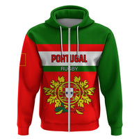 Custom Portugal Rugby Hoodie Os Lobos Go 2023 World Cup - Wonder Print Shop