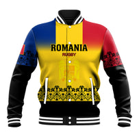 Romania Rugby Baseball Jacket Stejarii Go 2023 World Cup - Wonder Print Shop