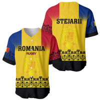Romania Rugby Baseball Jersey Stejarii Go 2023 World Cup - Wonder Print Shop