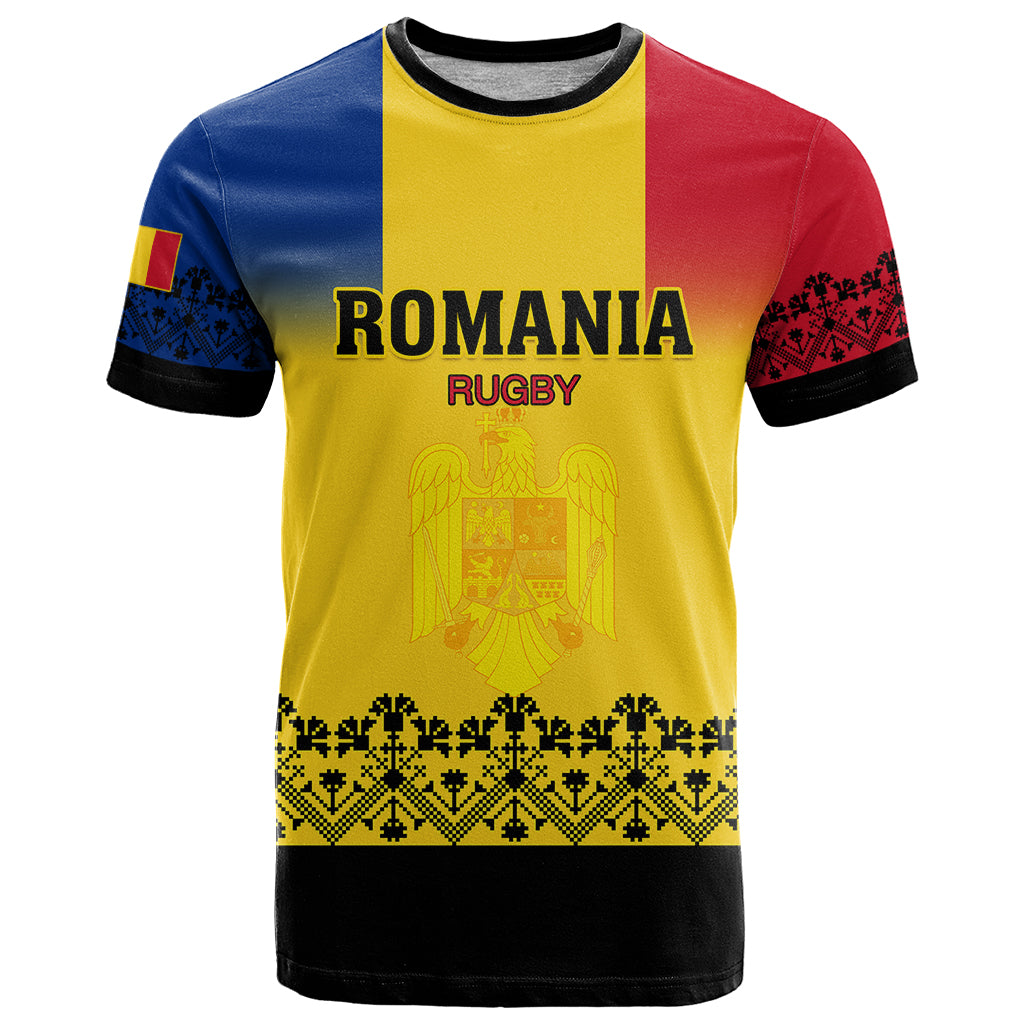 Romania Rugby T Shirt Stejarii Go 2023 World Cup - Wonder Print Shop