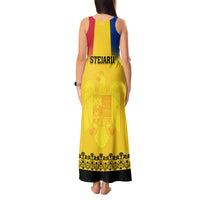 Romania Rugby Tank Maxi Dress Stejarii Go 2023 World Cup - Wonder Print Shop