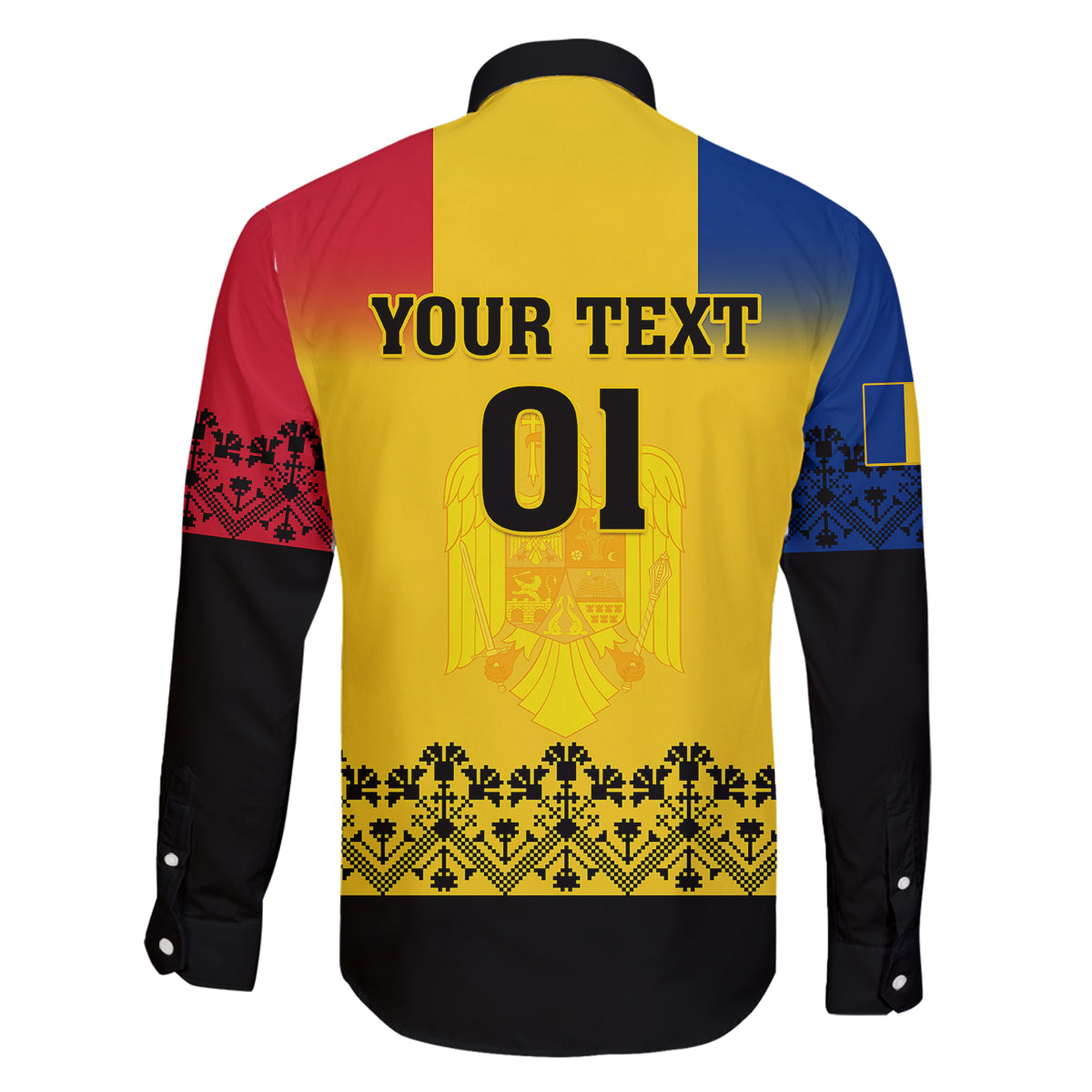 Custom Romania Rugby Family Matching Puletasi Dress and Hawaiian Shirt Stejarii Go 2023 World Cup - Wonder Print Shop