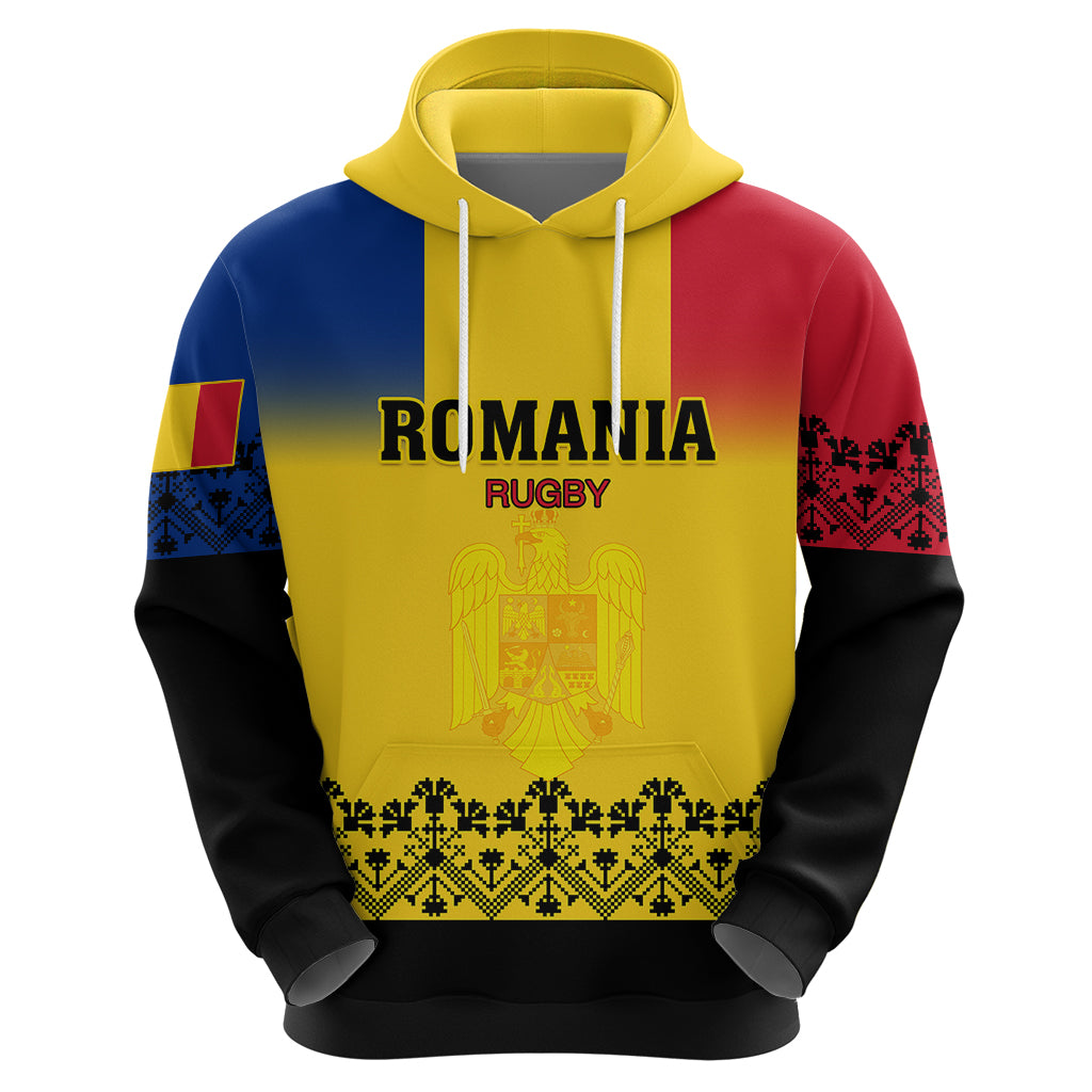 Custom Romania Rugby Hoodie Stejarii Go 2023 World Cup - Wonder Print Shop