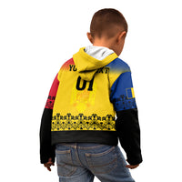 Custom Romania Rugby Kid Hoodie Stejarii Go 2023 World Cup - Wonder Print Shop