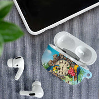 It's 5 o'clock Somewhere AirPods Case Hawaiian Tropical Parrots - Wonder Print Shop
