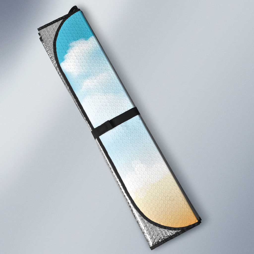 It's 5 o'clock Somewhere Auto Sun Shade Hawaiian Tropical Parrots - Wonder Print Shop