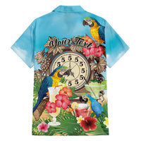 Personalized It's 5 o'clock Somewhere Hawaiian Shirt Hawaiian Tropical Parrots - Wonder Print Shop