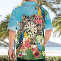 Personalized It's 5 o'clock Somewhere Hawaiian Shirt Hawaiian Tropical Parrots - Wonder Print Shop