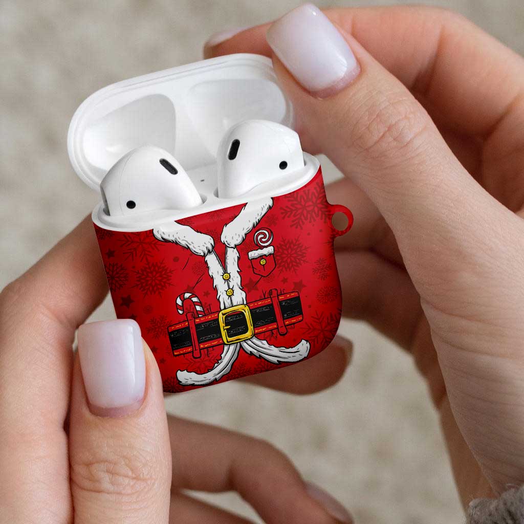 Santa Costume AirPods Case Funny Christmas - Wonder Print Shop