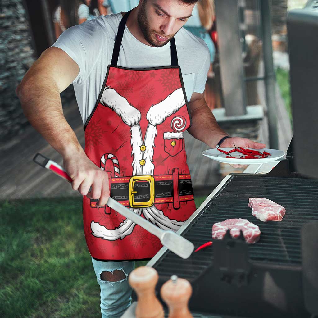 Santa Costume Apron Funny Christmas - Wonder Print Shop