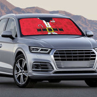 Santa Costume Auto Sun Shade Funny Christmas - Wonder Print Shop