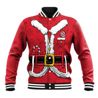 Personalized Santa Costume Baseball Jacket Funny Christmas - Wonder Print Shop