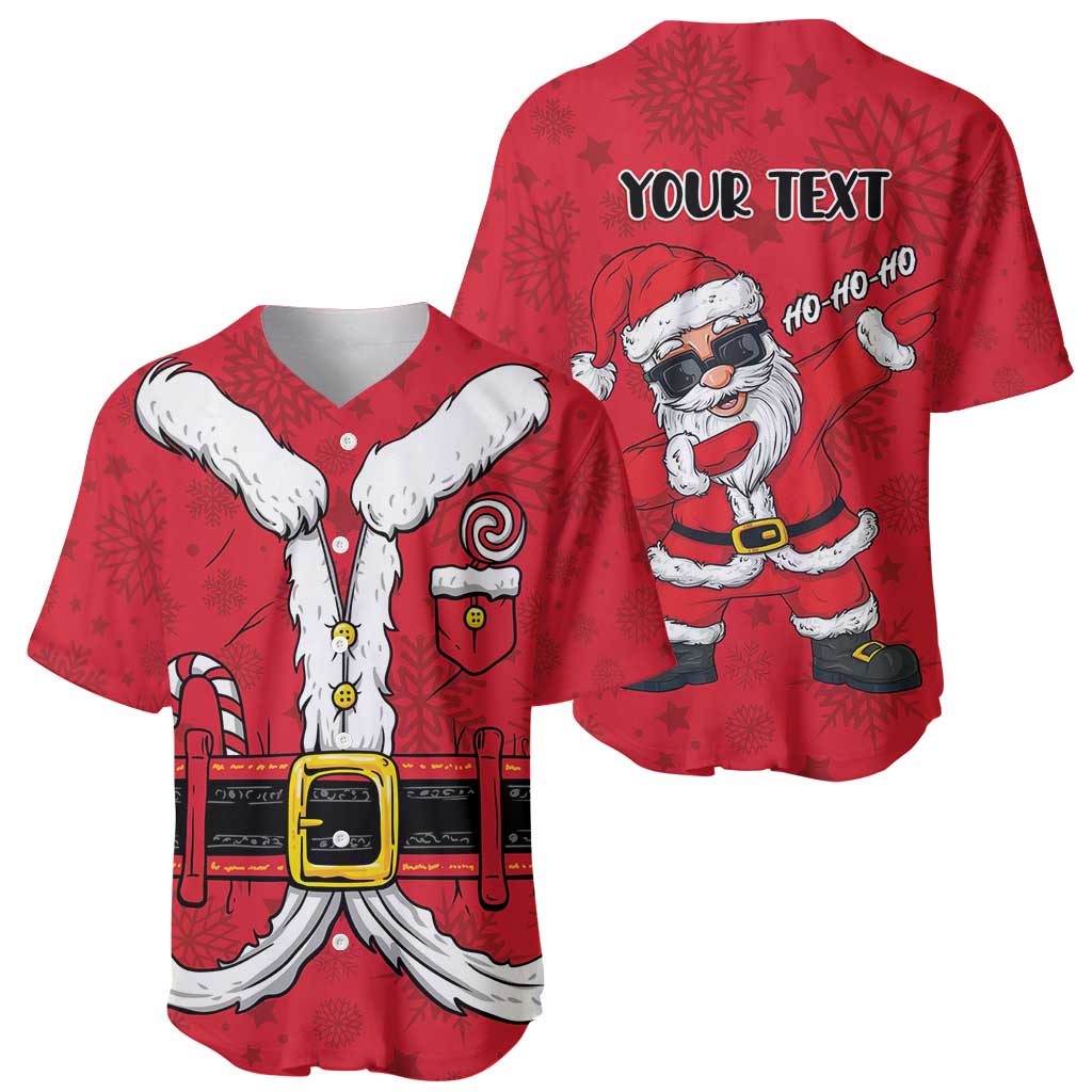 Personalized Santa Costume Baseball Jersey Funny Christmas - Wonder Print Shop