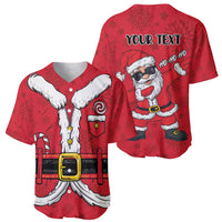 Personalized Santa Costume Baseball Jersey Funny Christmas - Wonder Print Shop