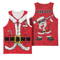 Personalized Santa Costume Basketball Jersey Funny Christmas - Wonder Print Shop