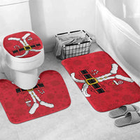 Santa Costume Bathroom Set Funny Christmas - Wonder Print Shop