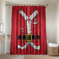 Santa Costume Bathroom Set Funny Christmas - Wonder Print Shop
