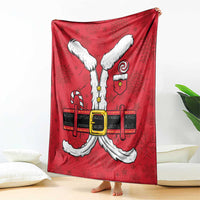 Santa Costume Blanket Funny Christmas - Wonder Print Shop