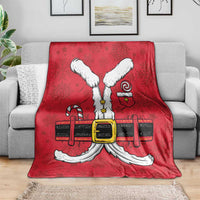 Santa Costume Blanket Funny Christmas - Wonder Print Shop