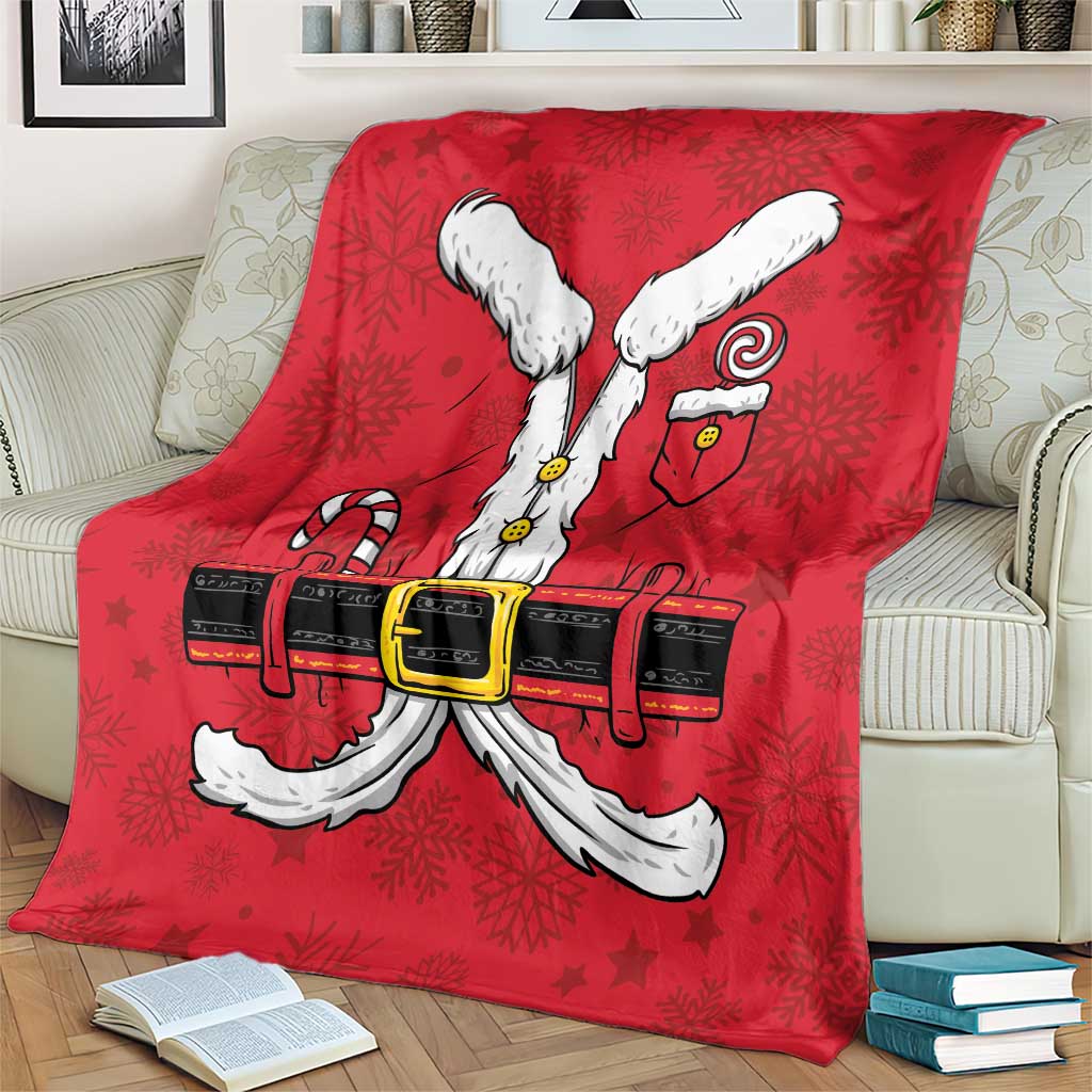 Santa Costume Blanket Funny Christmas - Wonder Print Shop