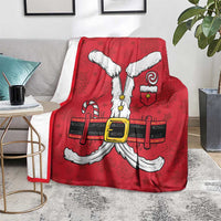 Santa Costume Blanket Funny Christmas - Wonder Print Shop