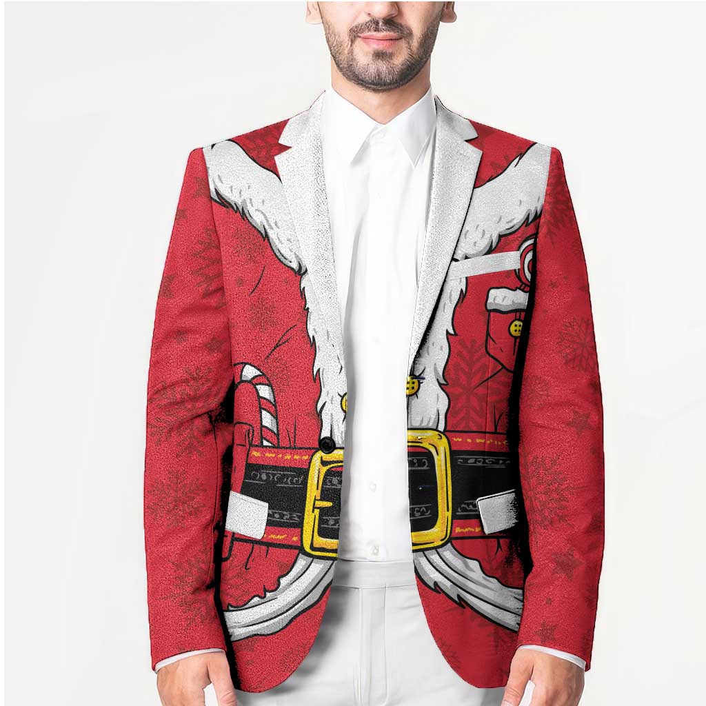 Personalized Santa Costume Blazer Funny Christmas - Wonder Print Shop