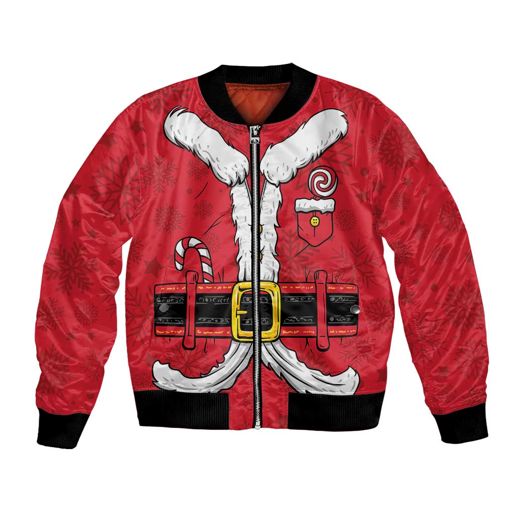 Personalized Santa Costume Bomber Jacket Funny Christmas - Wonder Print Shop