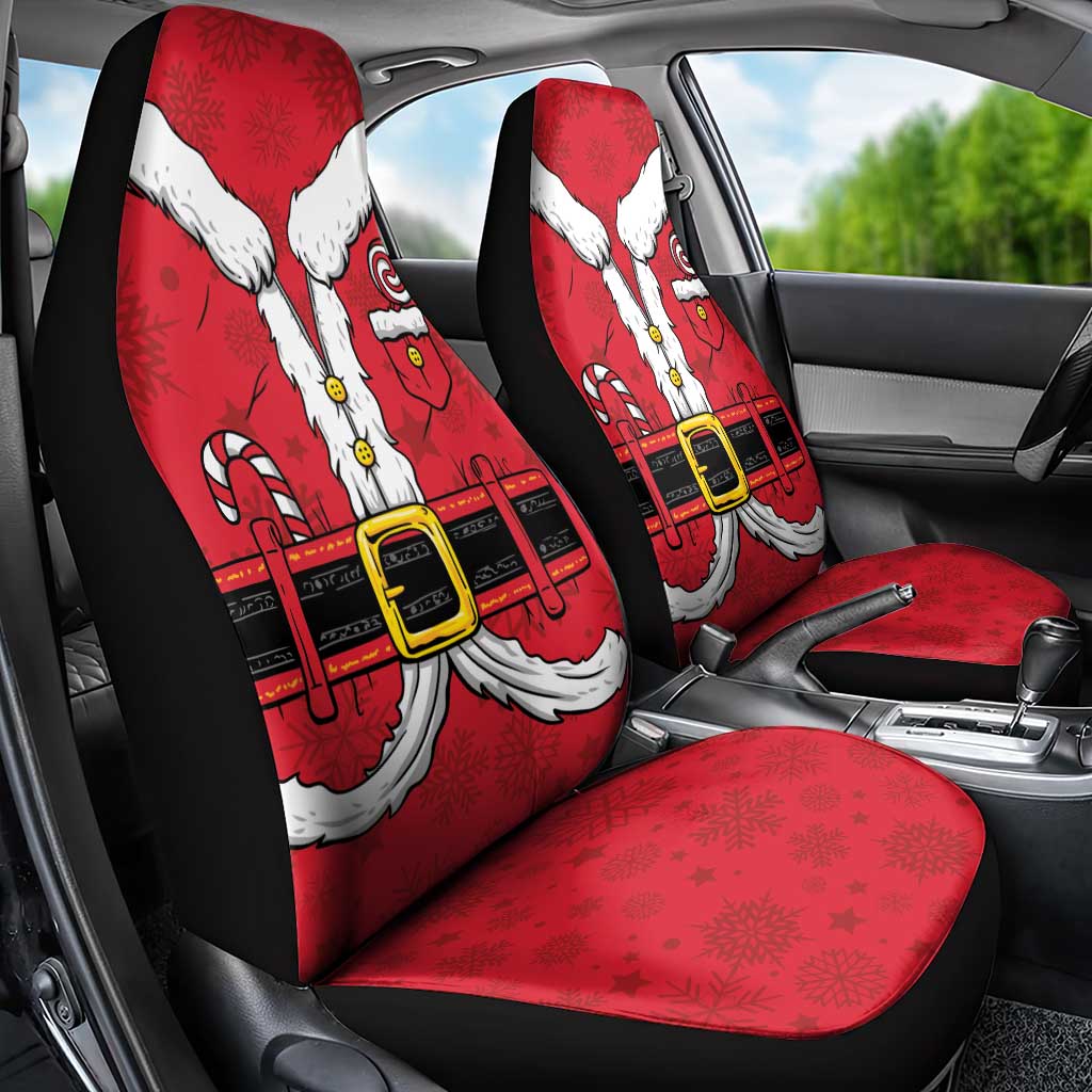 Santa Costume Car Seat Cover Funny Christmas - Wonder Print Shop