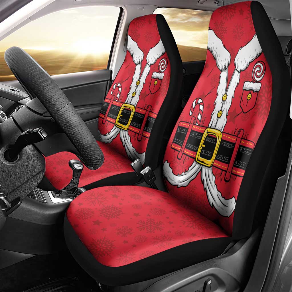Santa Costume Car Seat Cover Funny Christmas - Wonder Print Shop