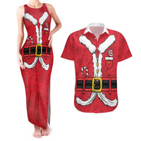 Personalized Santa Costume Couples Matching Tank Maxi Dress and Hawaiian Shirt Funny Christmas - Wonder Print Shop