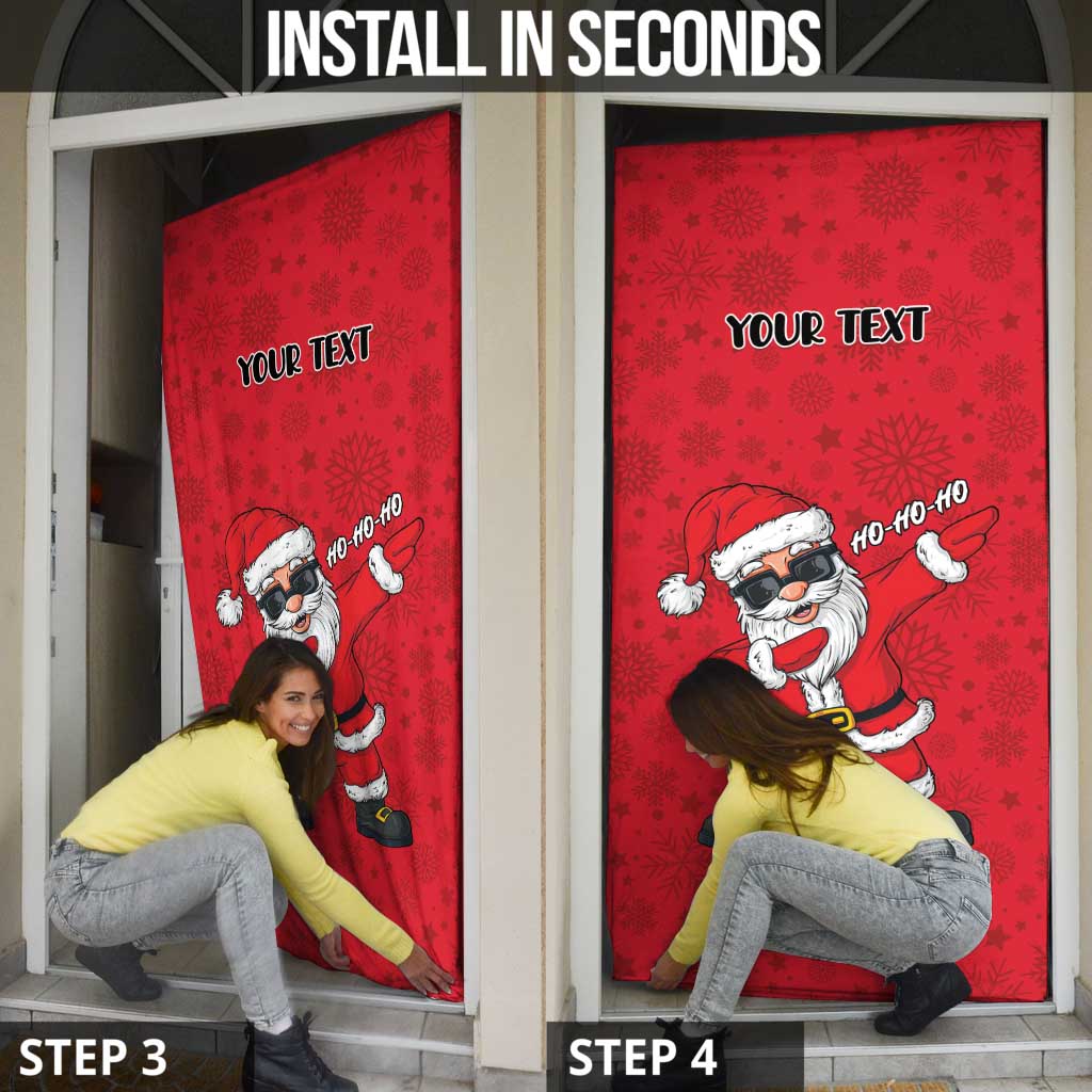 Personalized Santa Costume Door Cover Funny Christmas - Wonder Print Shop