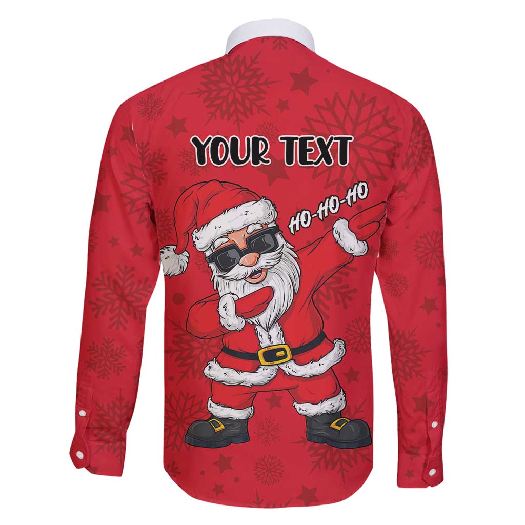 Personalized Santa Costume Family Matching Long Sleeve Bodycon Dress and Hawaiian Shirt Funny Christmas - Wonder Print Shop