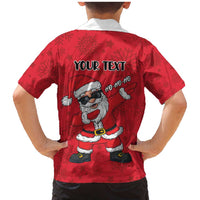 Personalized Santa Costume Family Matching Mermaid Dress and Hawaiian Shirt Funny Christmas - Wonder Print Shop