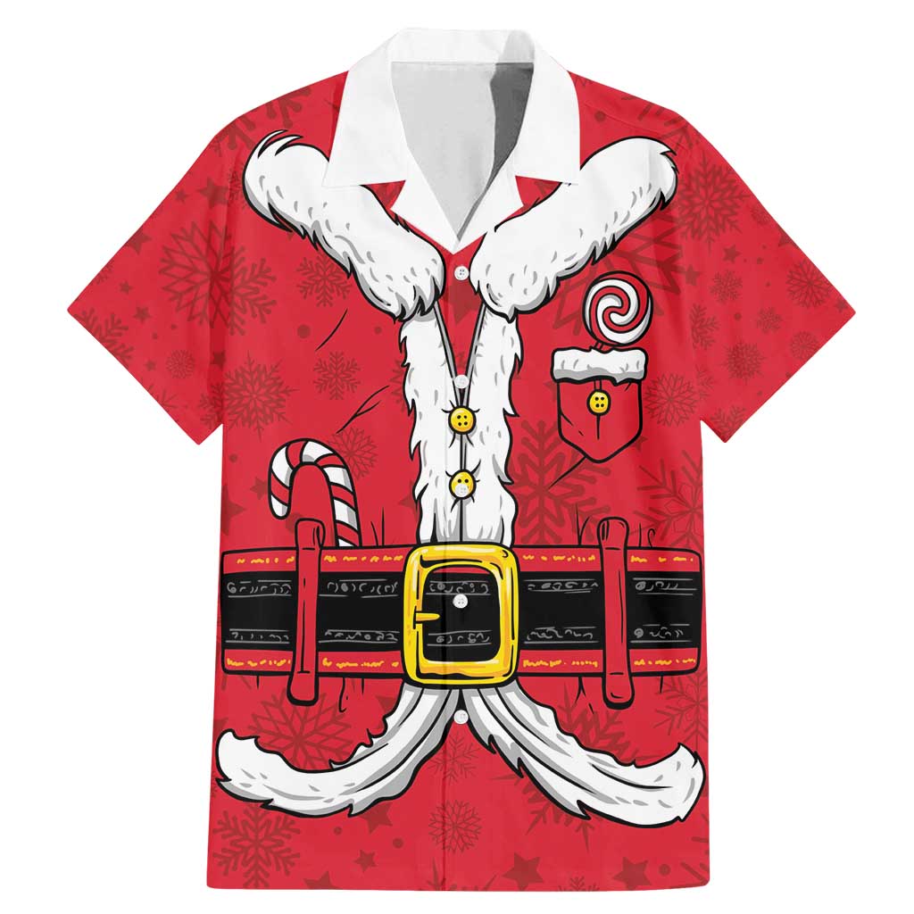 Personalized Santa Costume Family Matching Mermaid Dress and Hawaiian Shirt Funny Christmas - Wonder Print Shop