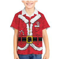 Personalized Santa Costume Family Matching Mermaid Dress and Hawaiian Shirt Funny Christmas - Wonder Print Shop