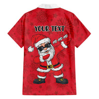 Personalized Santa Costume Family Matching Summer Maxi Dress and Hawaiian Shirt Funny Christmas - Wonder Print Shop