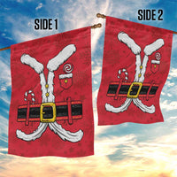 Santa Costume Garden Flag Funny Christmas - Wonder Print Shop