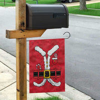 Santa Costume Garden Flag Funny Christmas - Wonder Print Shop