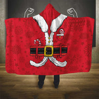 Santa Costume Hooded Blanket Funny Christmas - Wonder Print Shop